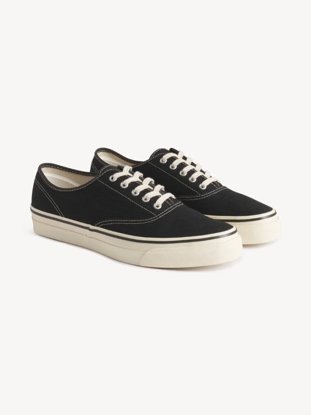 Buck Mason x Moonstar Herringbone Deck Shoe Men's US 8 Black